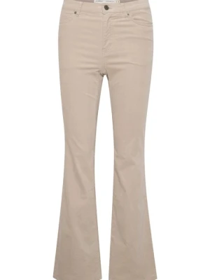 Jeansy Bootcut InWear beżowy melanż