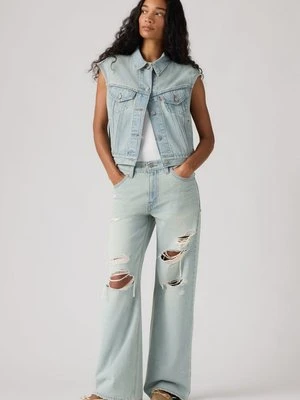 Jeansy Bootcut Levi's jasnoniebieski denim