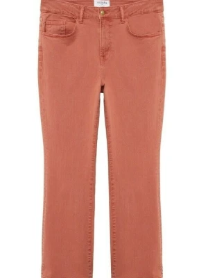 Jeansy Bootcut Mango łososiowy