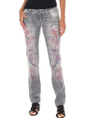 Jeansy Bootcut Met szary