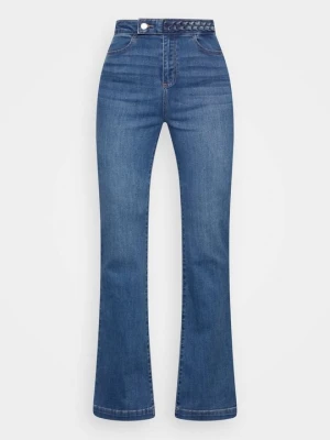 Jeansy Bootcut Morgan niebieski denim