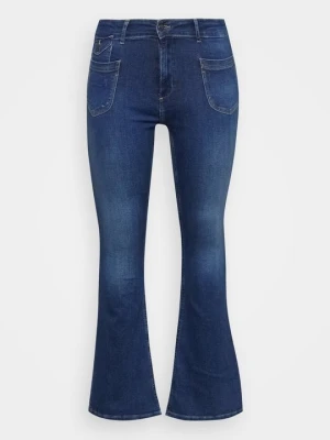 Jeansy Bootcut ONLY Carmakoma niebieski denim