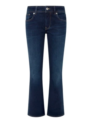 Jeansy Bootcut Pepe Jeans ciemnoniebieski