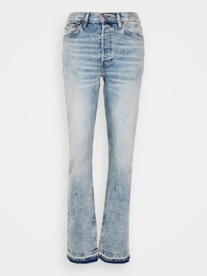 Jeansy Bootcut RE/DONE jasnoniebieski
