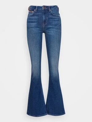 Jeansy Bootcut Scotch & Soda czerwony