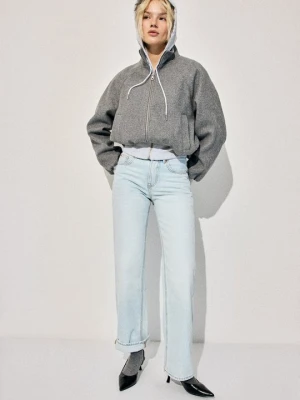 Jeansy Bootcut Stradivarius niebieski denim