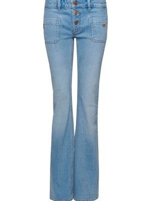 Jeansy Bootcut Superdry niebieski