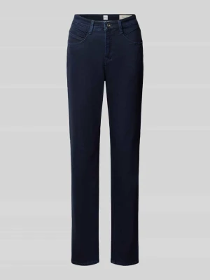 Jeansy Bootcut w odcieniu Dark Wash model 'CAROLA' BRAX Ciemnoniebieski