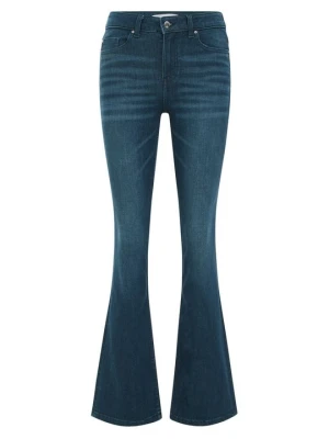 Jeansy Bootcut WE Fashion granatowy