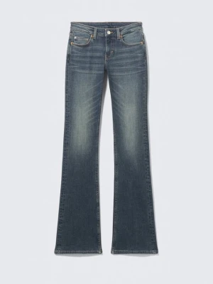 Jeansy Bootcut Weekday niebieski denim