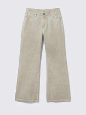Jeansy Bootcut Weekday szary