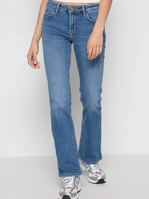 Jeansy Bootcut Wrangler niebieski