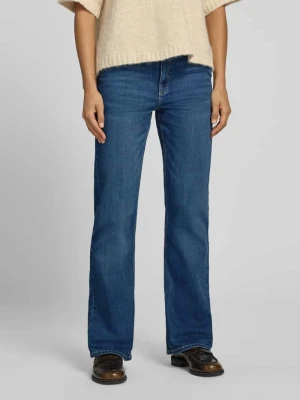 Jeansy Bootcut z 5 kieszeni Christian Berg Jeansowy niebieski