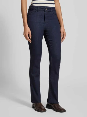 Jeansy bootcut z 5-kieszeniowym krojem Christian Berg Granatowy