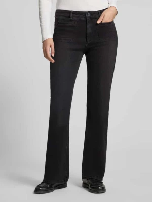 Jeansy Bootcut z mieszanka bawełny Christian Berg Czarny