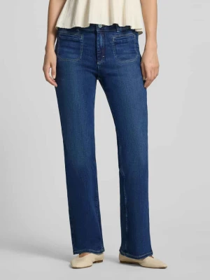 Jeansy Bootcut z mieszanka bawełny Christian Berg Granatowy melanż