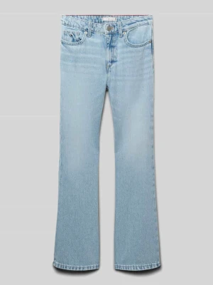 Jeansy bootcut z mieszanka bawełny i lyocellu Tommy Hilfiger Jasnoniebieski