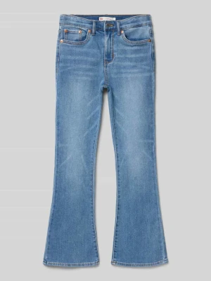 Jeansy bootcut z mieszanka bawełny model '726' Levi's Jasnoniebieski