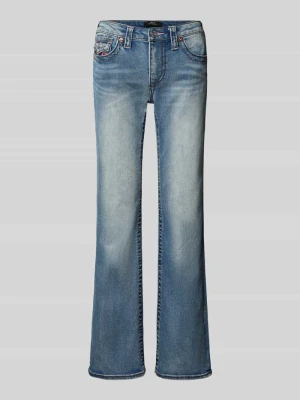 Jeansy Bootcut z mieszanka bawełny model 'BECCA' True Religion Jasnoniebieski