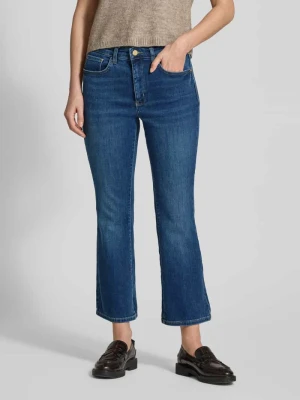 Jeansy bootcut z Mieszanka bawełny Model „DREAM KICK” MAC Ciemnoniebieski
