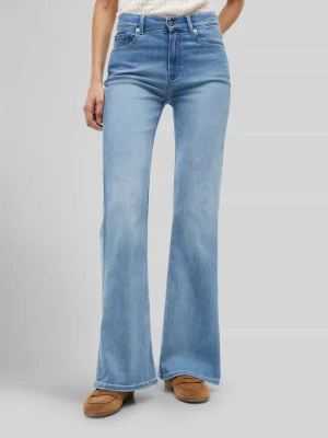 Jeansy bootcut z mieszanka bawełny model 'FLARE KATY RW' Tommy Hilfiger Jasnoniebieski