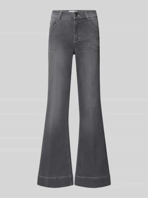 Jeansy Bootcut z mieszanka bawełny model 'Luna' Angels Jasnoszary