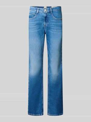 Jeansy Bootcut z mieszanka bawełny model 'MARY' BRAX Niebieski