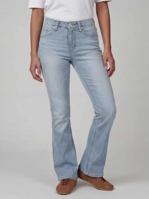 jeansy Slim w kroju bootcut z mieszanka bawełny model '725®' Levi's Jasnoniebieski
