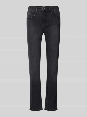 Jeansy Bootcut z naszywką z logo model 'MARY' BRAX Ciemnoszary
