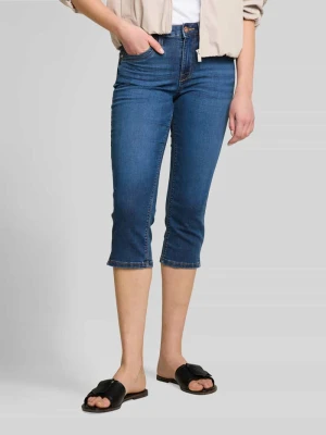 Jeans capri o kroju slim fit z mieszanki bawełny Tom Tailor
