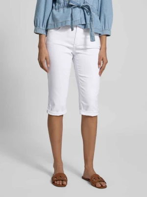 Jeansy capri z denimu z zakładką model ‘Capri’ Angels
