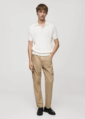 Dżinsy cargo straight fit mango man