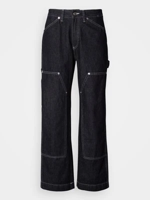 Jeansy carpenter Calvin Klein Jeans ciemnoniebieski