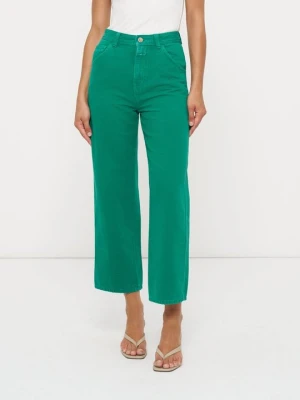 Jeansy carpenter Closed zielony