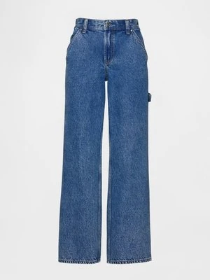 Jeansy carpenter GAP niebieski denim