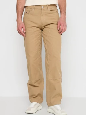 Jeansy carpenter Tommy Jeans piaskowy