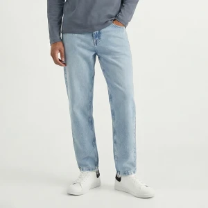 Jeansy carrot fit jasnoniebieskie House