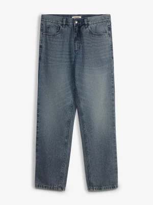 Jeansy classic fit, straight BonPrix niebieski