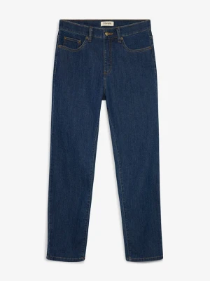 Jeansy classic fit, straight BonPrix niebieski