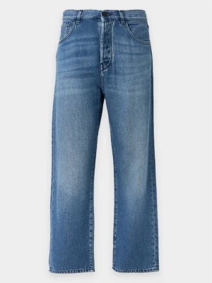 Jeansy damskie mom fit 3x1 niebieski