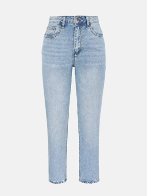 Jeansy damskie mom fit Anna Field By Zalando jasnoniebieski
