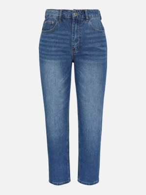 Jeansy damskie mom fit Anna Field By Zalando niebieski denim