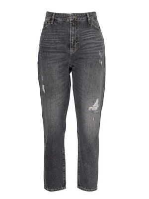 Jeansy damskie mom fit Armani Exchange