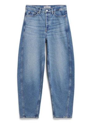 Jeansy damskie mom fit ARMEDANGELS niebieski denim