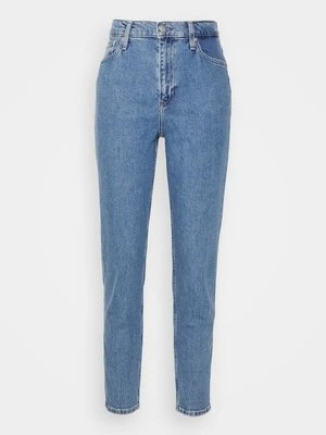 Jeansy damskie mom fit Calvin Klein Jeans niebieski denim