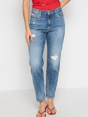 Jeansy damskie mom fit Calvin Klein Jeans
