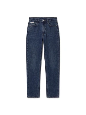 Jeansy damskie mom fit Calvin Klein Jeans niebieski denim