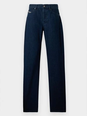 Jeansy damskie mom fit Diesel niebieski denim