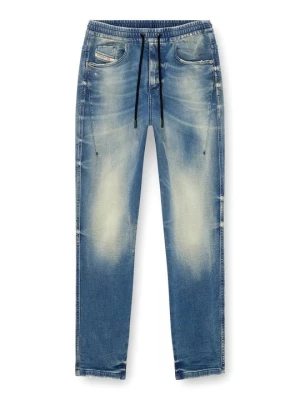 Jeansy damskie mom fit Diesel niebieski