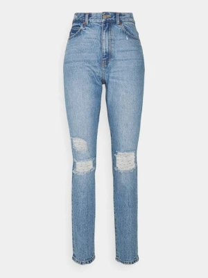 Jeansy damskie mom fit Dr. Denim niebieski denim